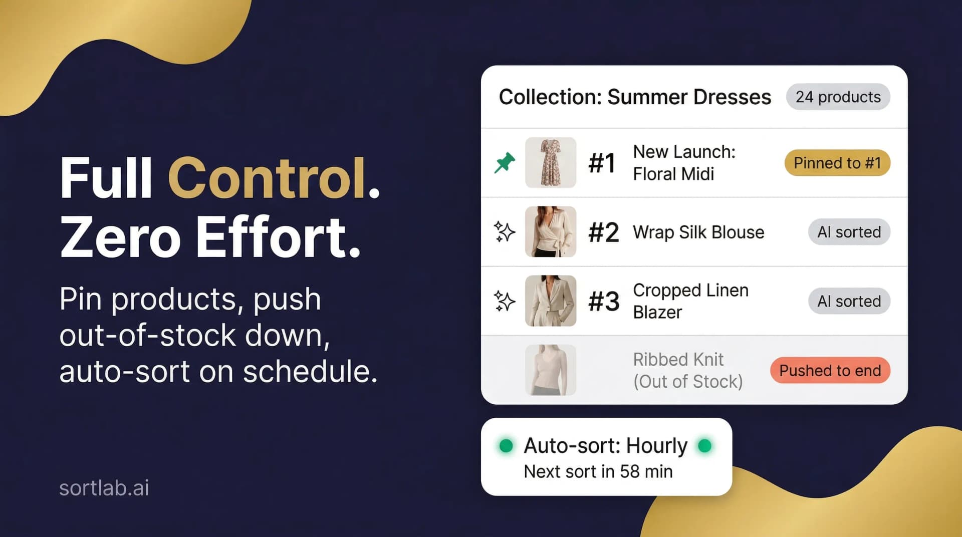 Product pinning